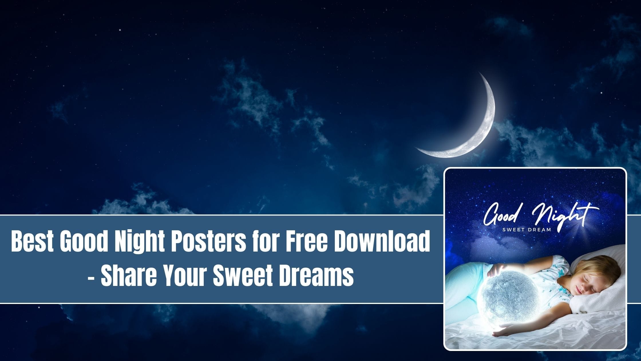 100+ Best Good Night Posters for Free Download – Share Your Sweet Dreams (1)