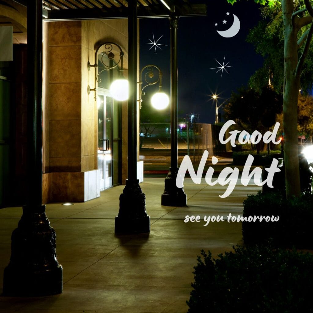 100+ Best Good Night Posters for Free Download – Share Your Sweet Dreams 23 Good Night Poster with Colorful Sky