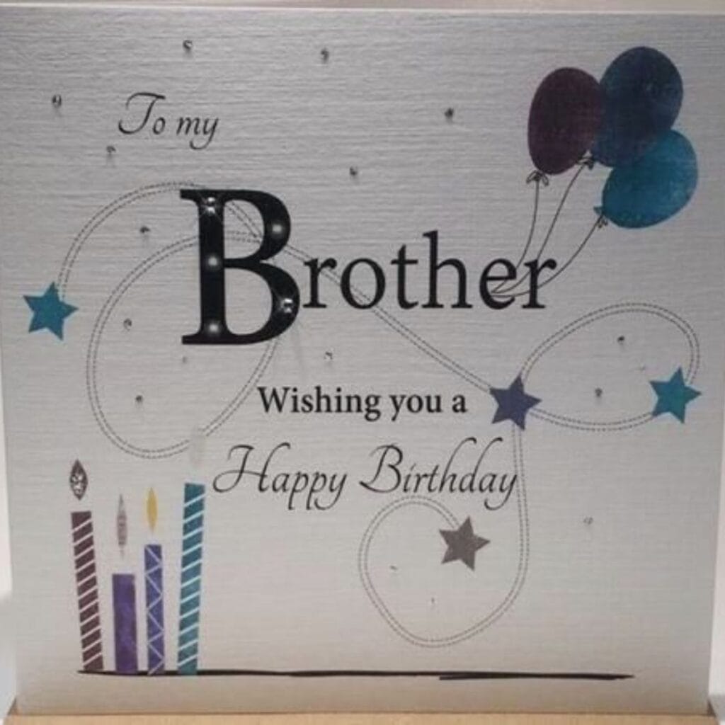 Simple Birthday Wishes for Brother in Hindi 😊🎂