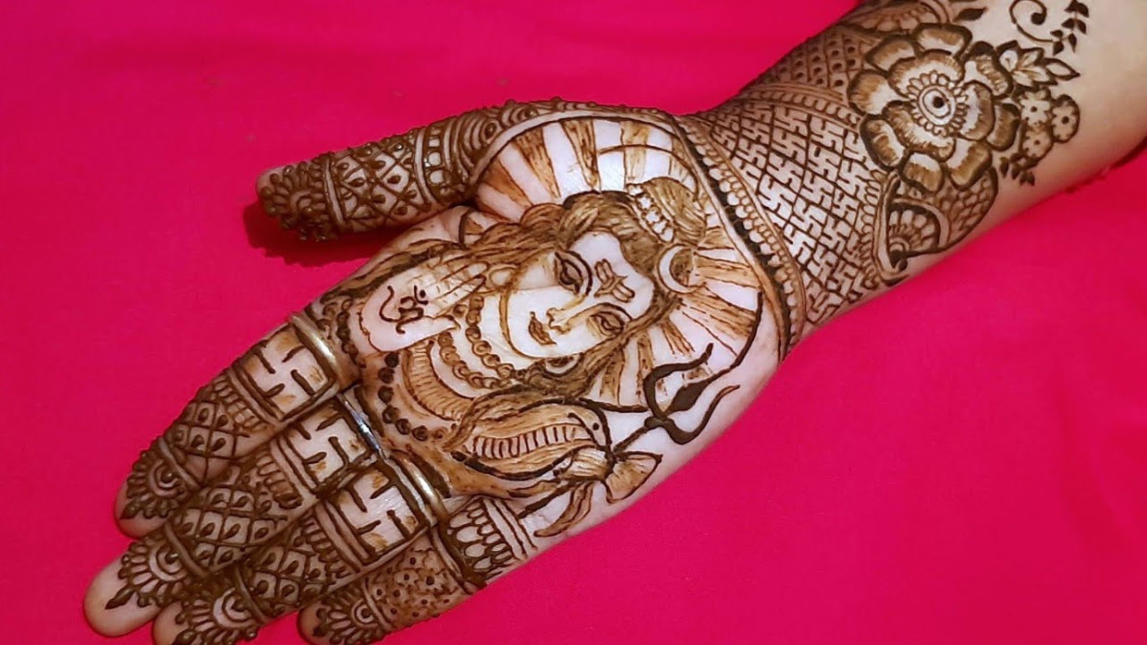 Shivratri Mehndi Design