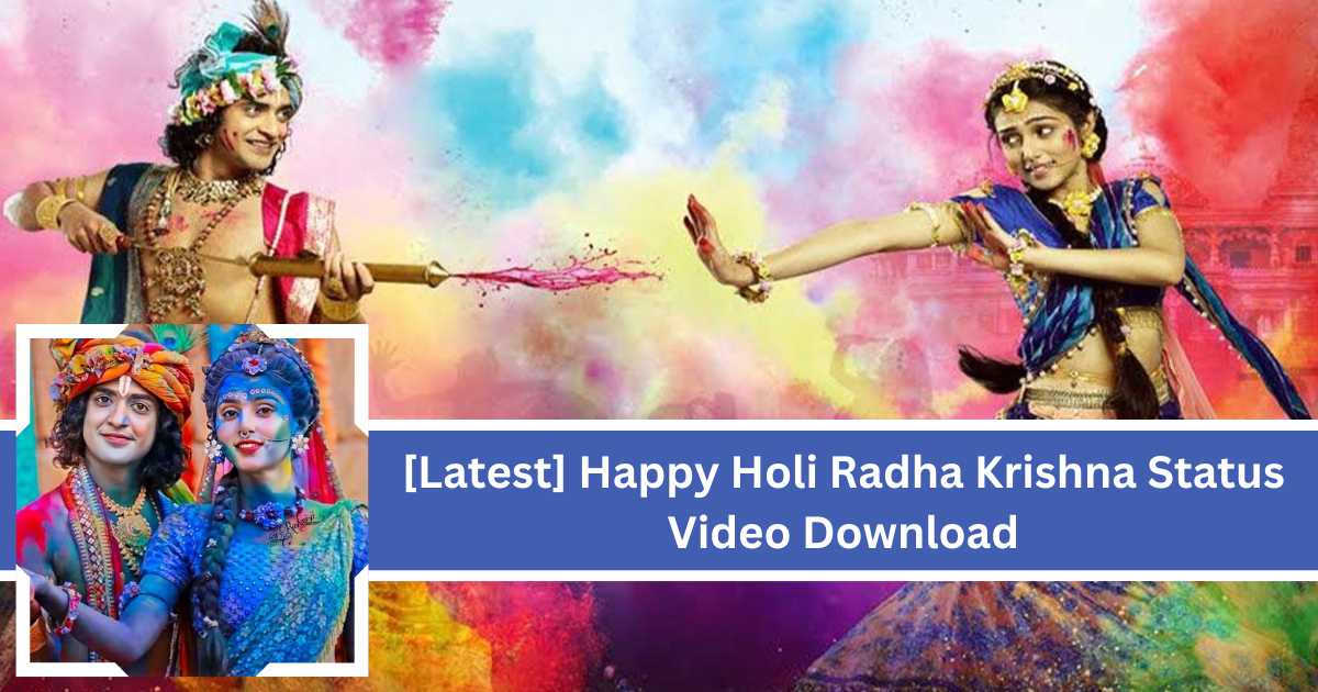 Happy Holi Radha Krishna Status