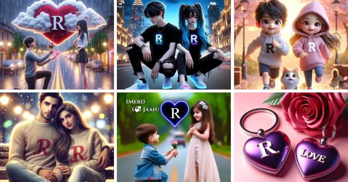 Cute R Love Heart Images
